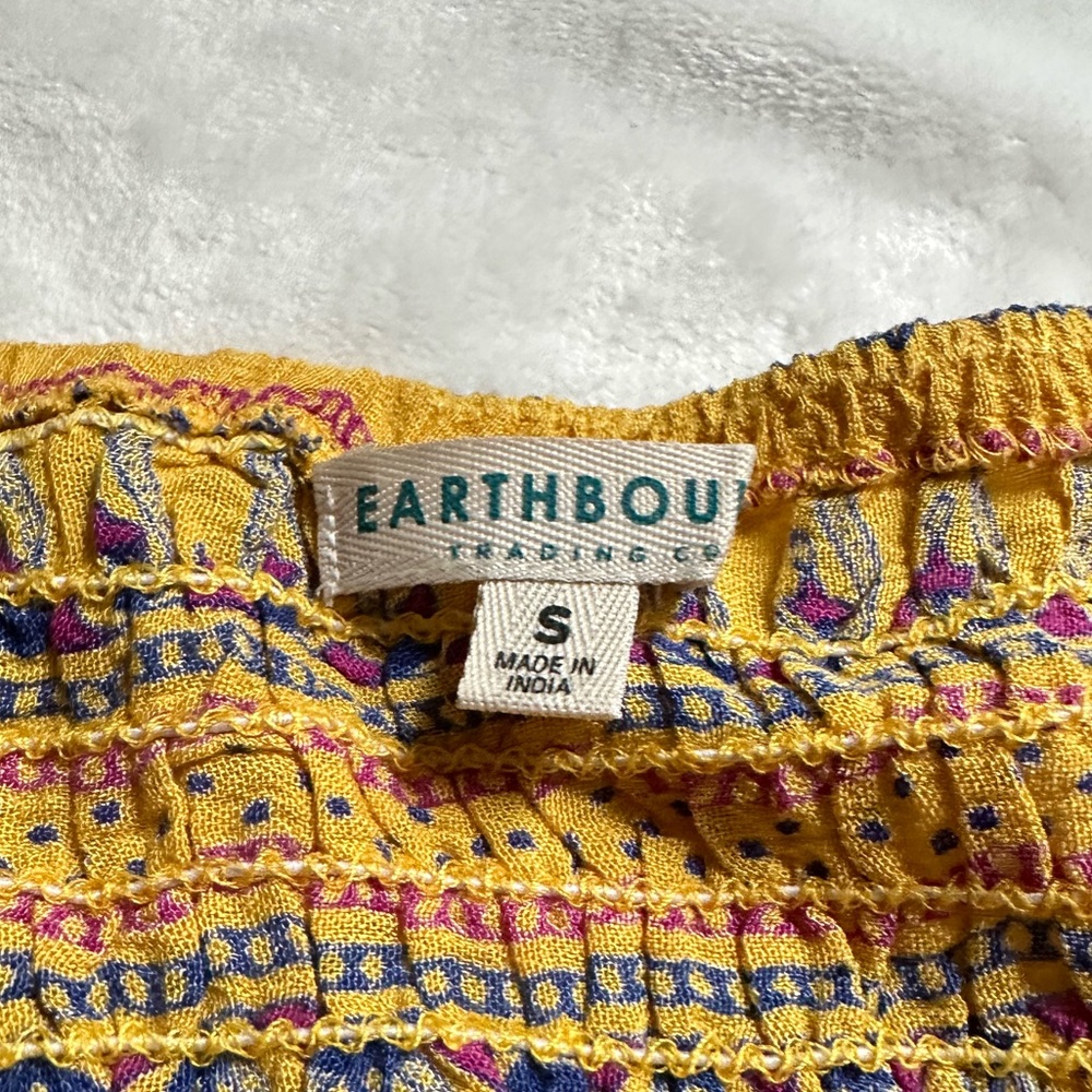 Patterned Yellow Earthbound Tank - image 3